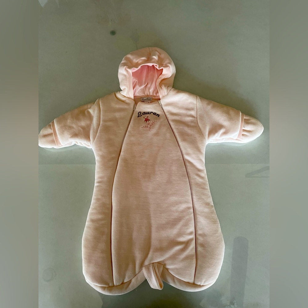 Kissy Kissy wearable newborn infant blanket plus a bonus second wearable blanket